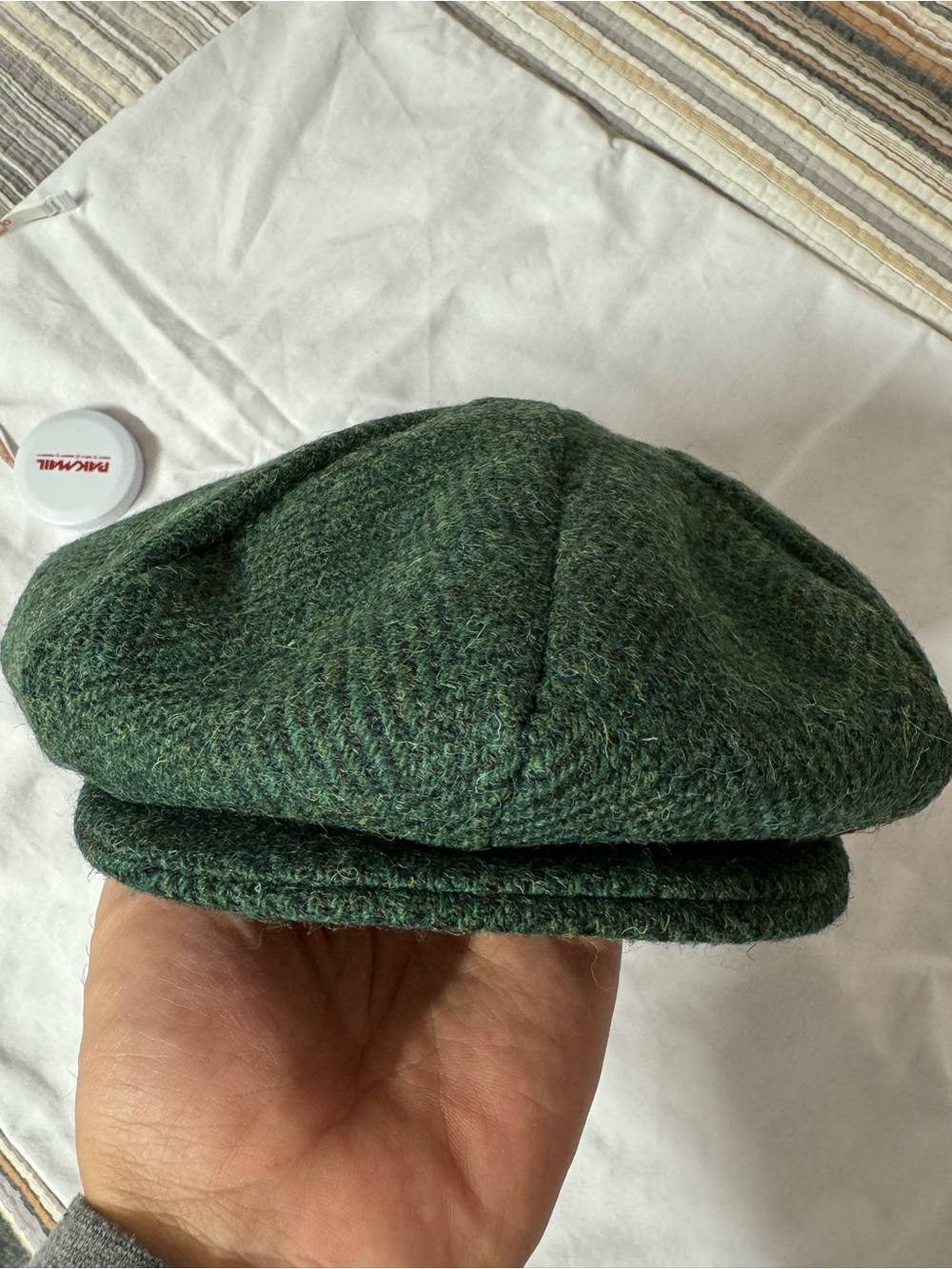 Green Wool Driver Cap - Classic Men's Hat
